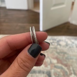 David Yurman Crossover Ring size 7